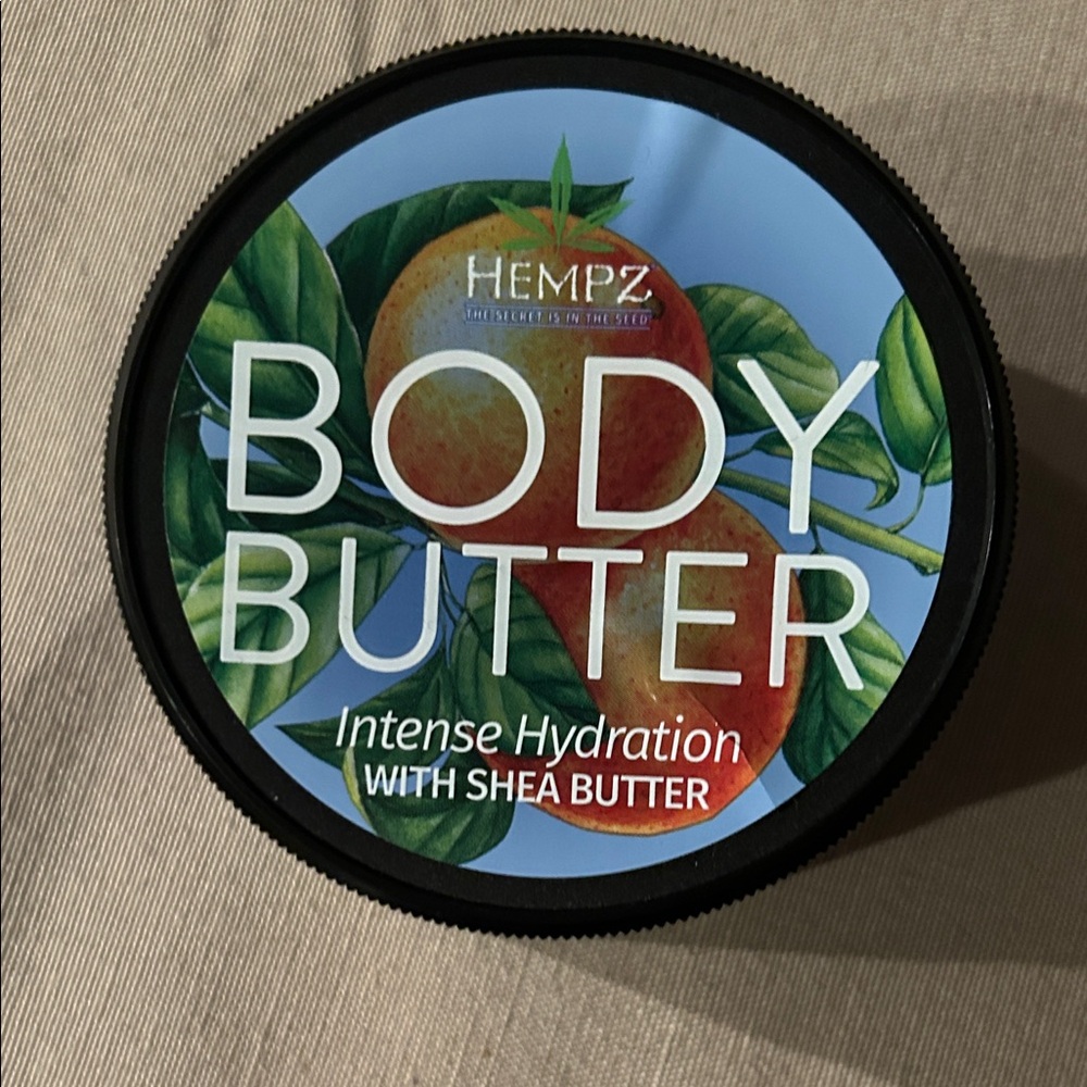 Hempz Blue Body Butter with Shea Butter Triple Moisture Fresh Citrus 8oz